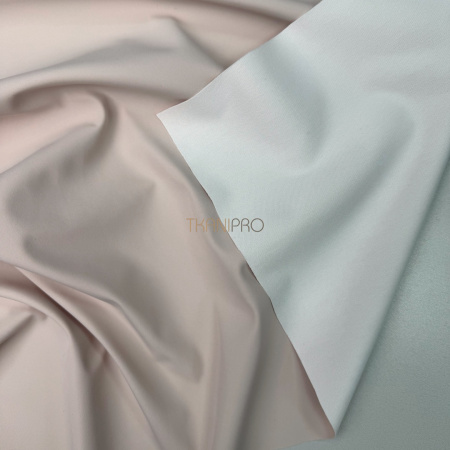 Плащевая ткань пич бондинг цвет пудра, арт. PL3232-116