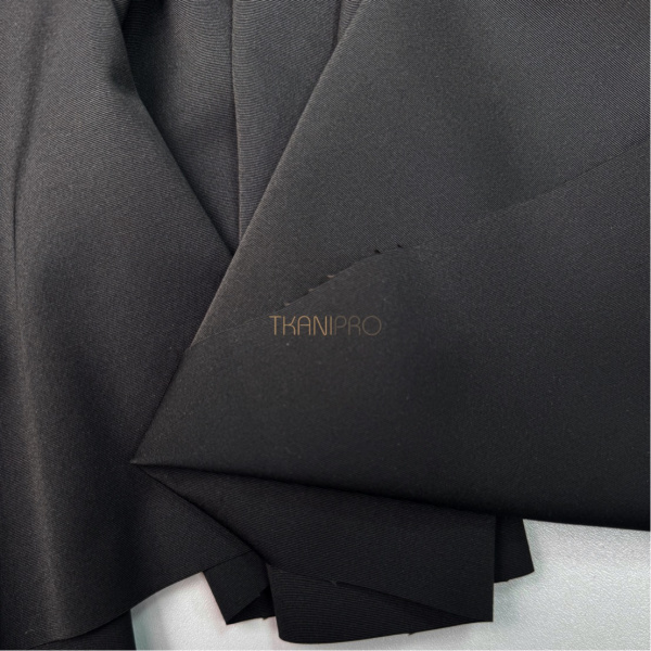 Таслан ткань курточная плотная цвет черный, арт. PL1718-87