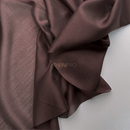Ткань вуаль цвет шоколадный, арт. TT2418-6