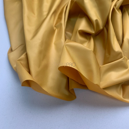 Ткань плащевая дюспо матовая, арт. PL2284-19 цвет охра горчичный