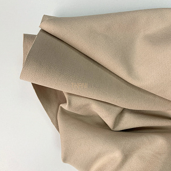 Трикотаж джерси плотный цвет бежевый, арт. DN2068-1