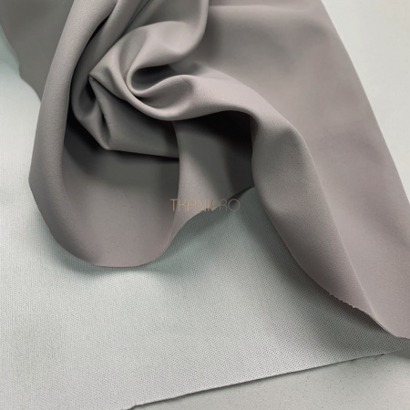 Плащевая ткань пич бондинг, арт. PL3232-2 цвет серый