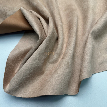 Замша на скубе бежевая, арт. M1349-2