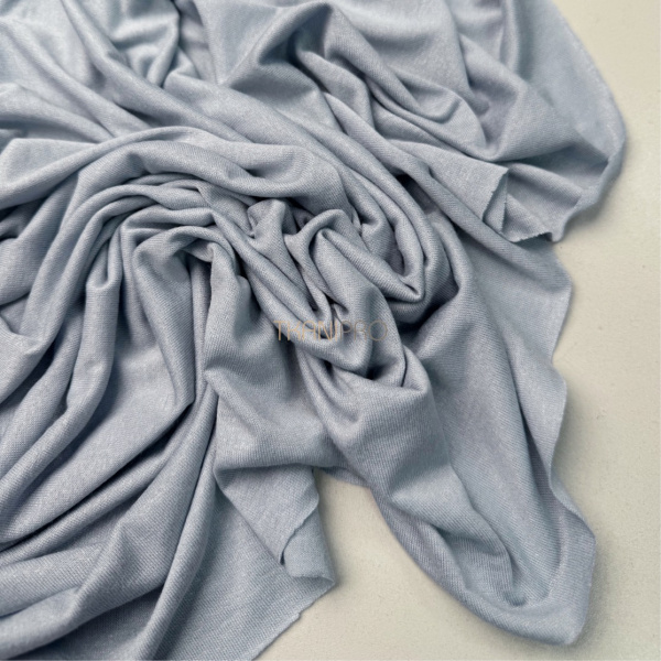 Тонкий трикотаж стрейч цвет голубой, арт. DK2002-4