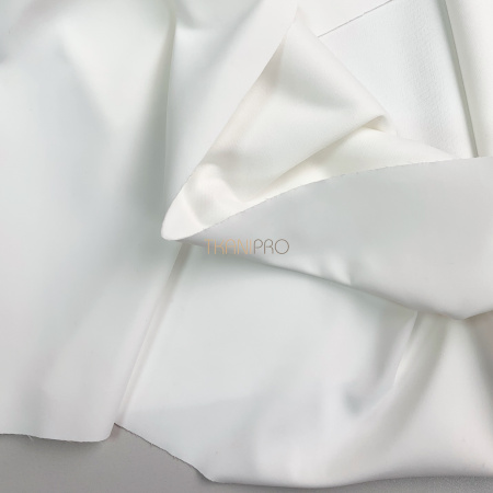 Плащевая ткань пич бондинг, арт. PL3232-128 цвет белый