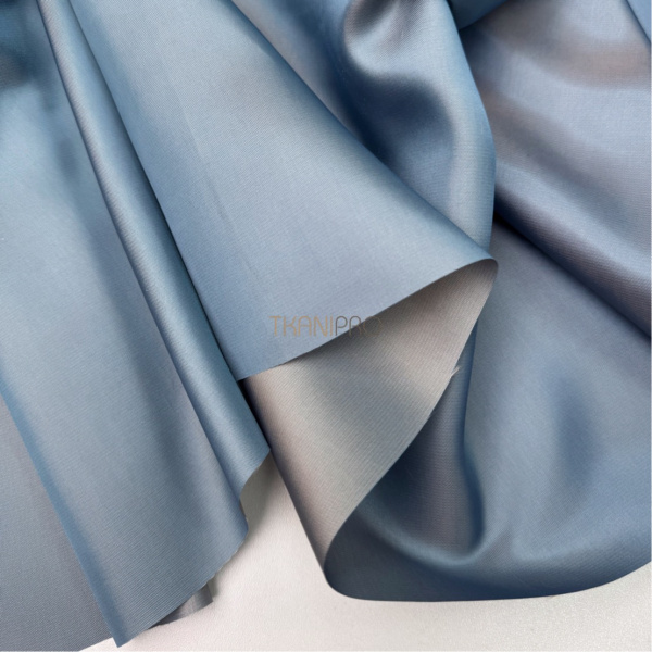 Подкладочная ткань жаккард цвет голубой джинсовый, арт. IP2111-3