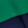 Пальтовый трикотаж двухсторонний, арт. D2N2018-3 цвет зеленый и темный синий