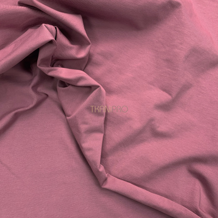 Трикотаж кулирная гладь, арт. DK3551-10 цвет пыльная роза фиолетовый