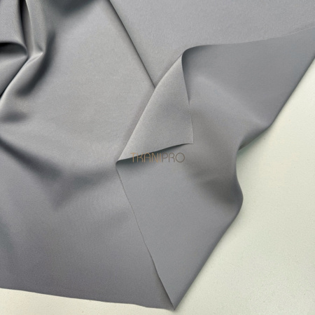 Креп сатин цвет серый,  арт. SK4032-3