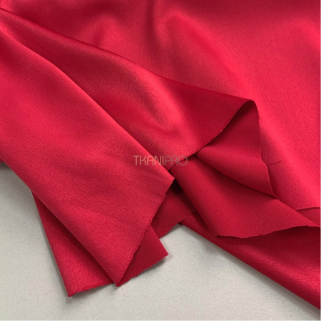 Атлас плотный, арт. A2088-7 цвет красный