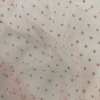 Сетка горох с флок нанесением, арт. XK2025-3 цвет пыльная роза Сетка горох с флок нанесением, арт. XK2025-3 цвет пыльная роза