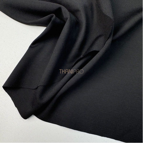 Трикотаж джерси цвет черный, арт. DN3101-8