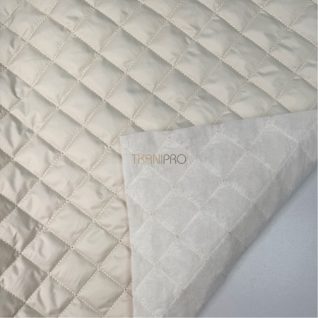 Стеганая ткань на синтепоне цвет кремовый, арт. PS2291-15