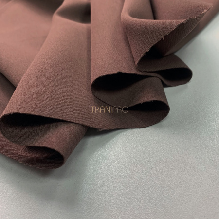 Костюмно-плательная ткань Барби, арт. KB1933-11 цвет шоколадный