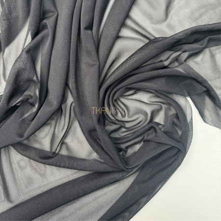 Сетка эластичная стрейч цвет черный, арт. SS2520-4