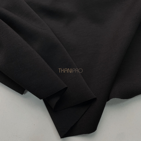 Трикотаж спортивный дайвинг, арт. TV2049-11 цвет черный меланж