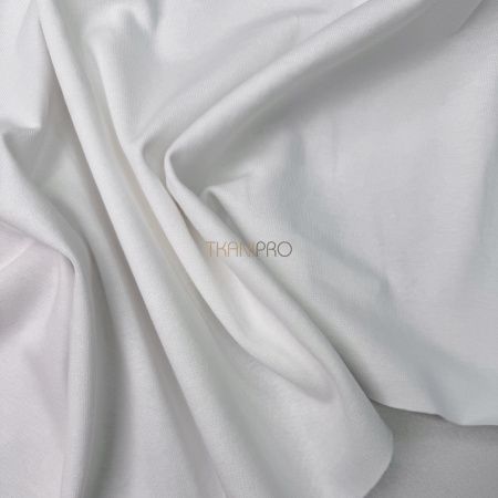 Трикотаж рибана цвет молочный, арт. DB5014-1