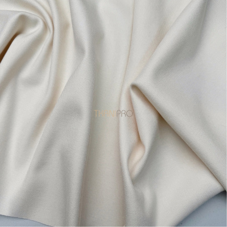 Костюмная плотная ткань цвет кремовый, арт. KD1978-2