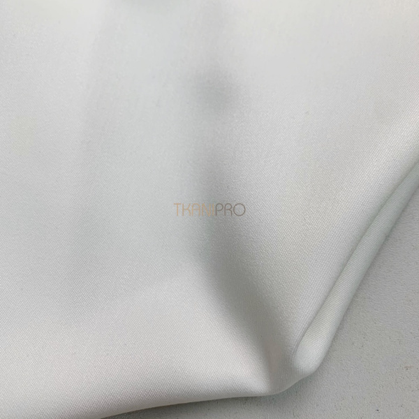 Костюмная ткань плотная с эластаном, арт. TKV1001-1 цвет белый молочный