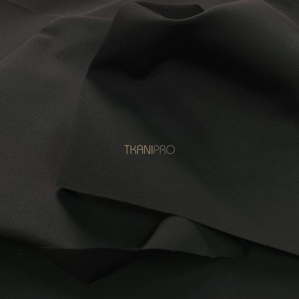 Таслан ткань курточная плотная, арт. PL1718-87 цвет черный