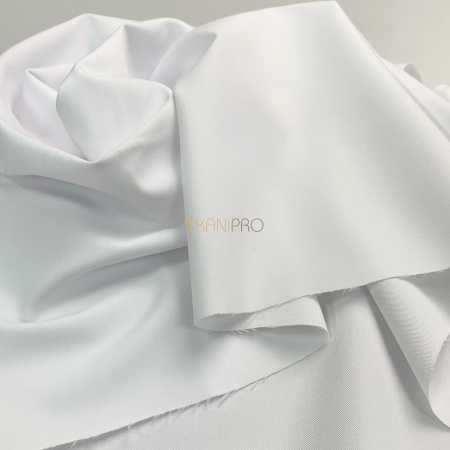 Костюмная ткань с вискозой цвет белый, арт. K1940-1 Костюмная ткань с вискозой цвет белый, арт. K1940-1