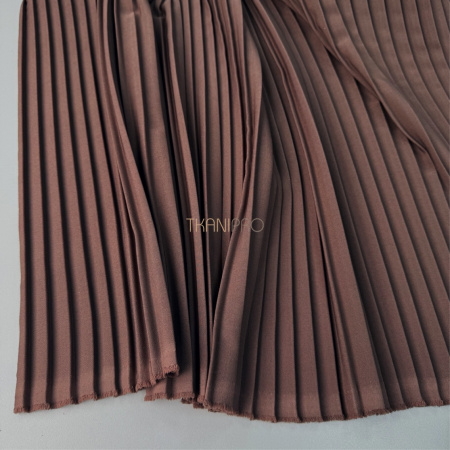 Плиссе параллельная складка 1-1 см, арт. PLS3110-11 цвет шоколадный