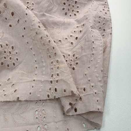 Хлопковое шитье, арт. QS2049-6 цвет пудровый
