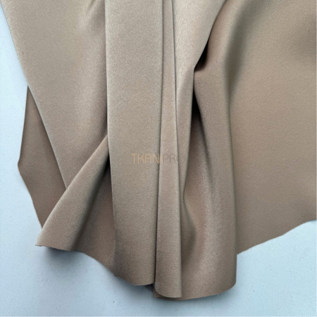 Креп сатин цвет песочный, арт. SK4025-6