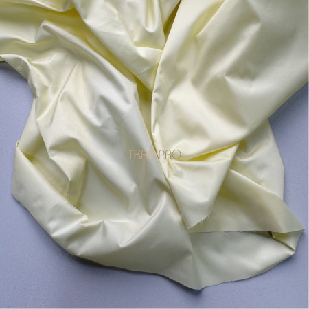 Ткань плащевая дюспо матовая, арт. PL2284-3 цвет желтый лимонный