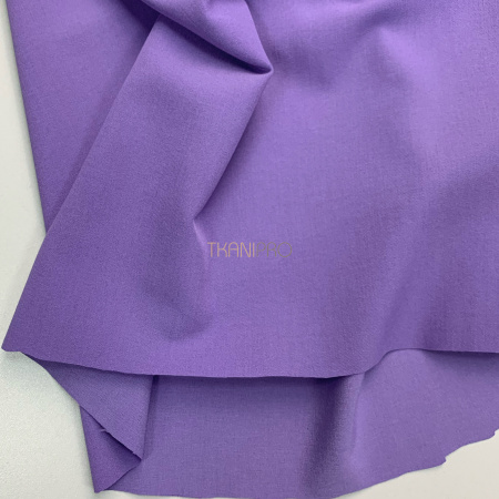 Костюмная поливискоза цвет сиреневый аметистовый, арт. K1937-21