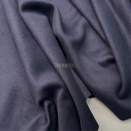 Шерсть пальтовая цвет синий, арт. IKC3029-1