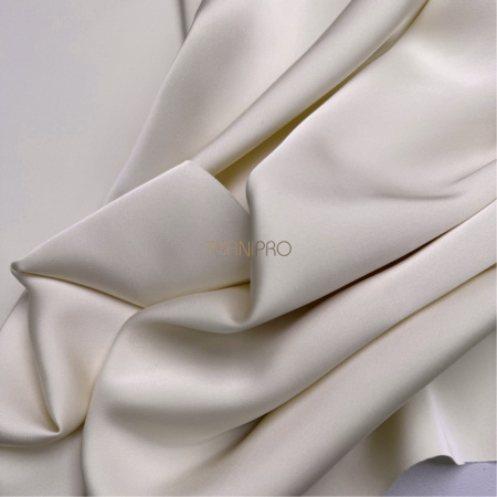 Сатин двухсторонний цвет кремовый, арт. SK3105-2