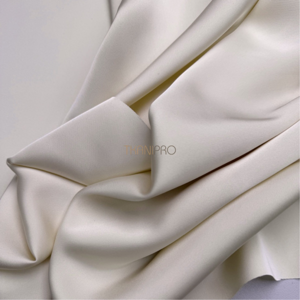 Сатин двухсторонний цвет кремовый, арт. SK3105-2