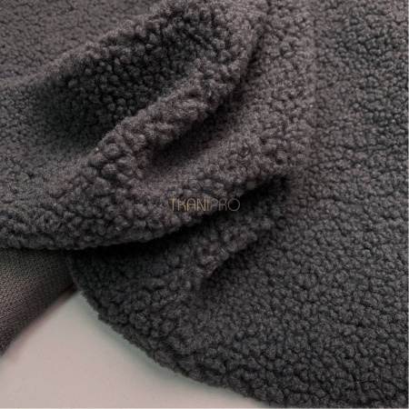 Мех барашек цвет серый, арт. WF3040-30