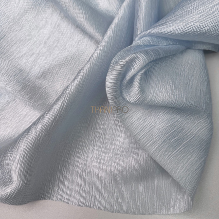 Вуаль жатка цвет голубой, арт. TT1101-4