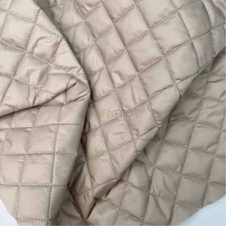 Стеганая ткань на синтепоне цвет бежевый, арт. PS2291-16