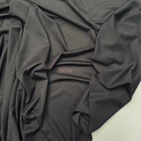 Трикотаж стрейч вискоза цвет черный, арт. MD2129-3