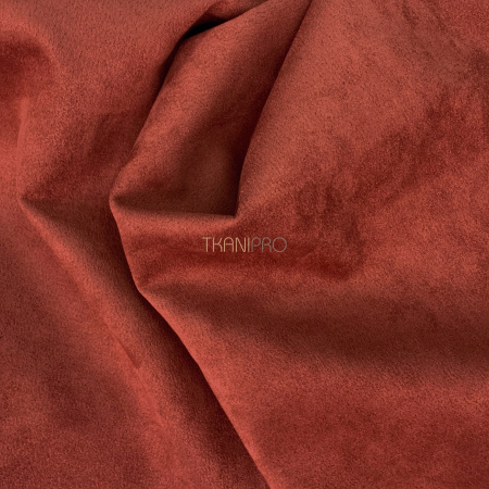 Замша на скубе цвет бордовый, арт. M1336-4