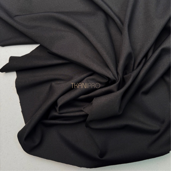 Ткань бифлекс матовый черный, арт. BF5401-5