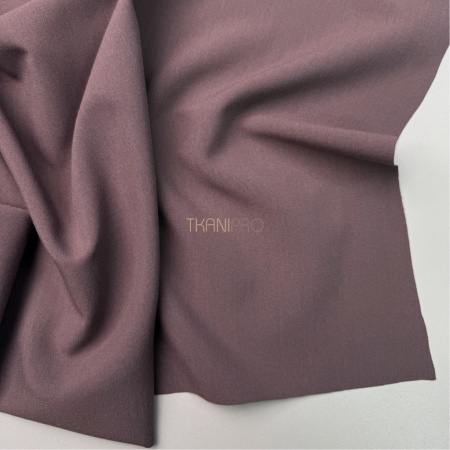 Костюмная ткань с вискозой цвет кофейный сиреневый, арт. K1945-6