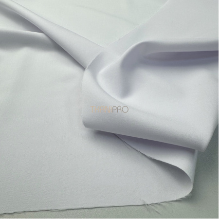 Костюмная ткань с вискозой цвет белый, арт. K1946-1