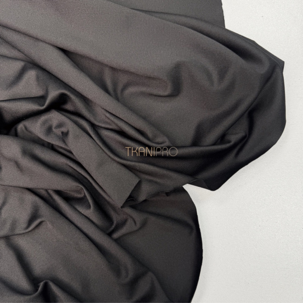 Холодное масло ткань цвет черный, арт. MD3009-3
