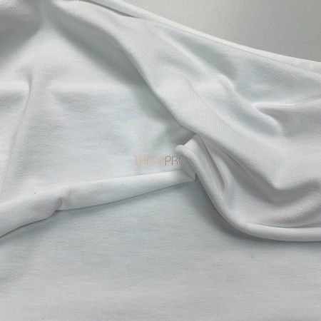 Трикотаж кулирная гладь, арт. DK3551-1 цвет белый