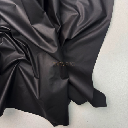 Ткань плащевая дюспо цвет черный, арт. PL2120-86