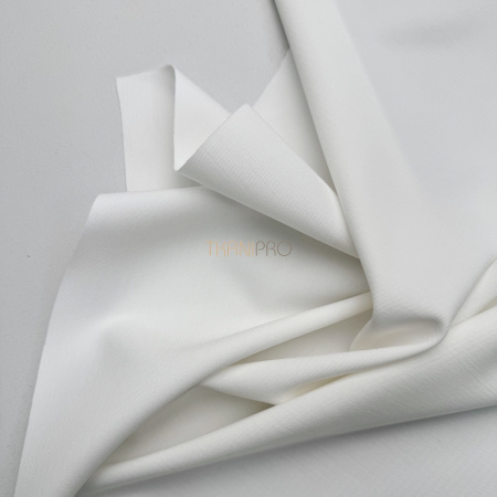 Костюмная ткань с вискозой цвет молочный, арт. K1950-1