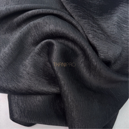 Вуаль крэш цвет черный, арт. TT1101-8