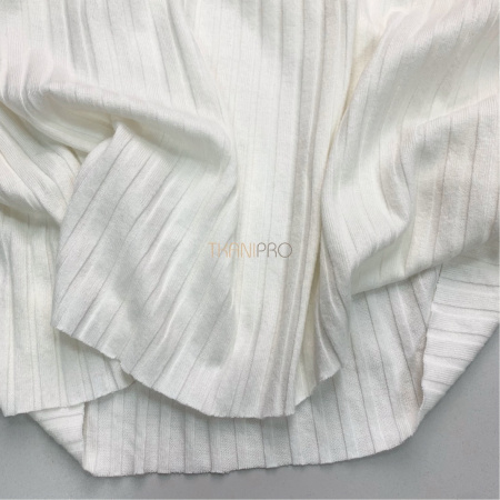 Ткань лапша трикотажная молочная, арт. WD4402-1