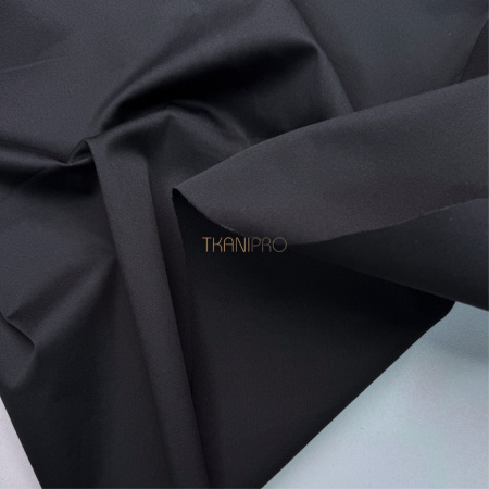 Хлопок сатин рубашечный цвет черный, арт. TK4001-54