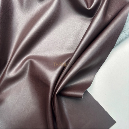 Искусственная кожа на замше цвет коричневый, арт. OW1942-2