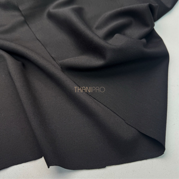 Трикотаж джерси, арт. D2044-2 цвет черный